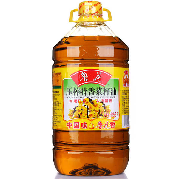 【好乐源】鲁花非转压榨一级菜籽油 5L/桶 优质食用油