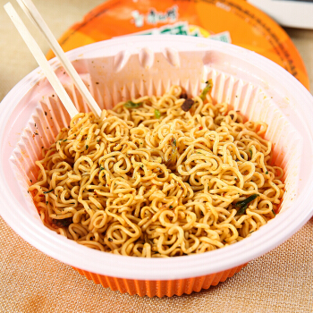 【好乐源整件】康师傅 方便面 （KSF) 干拌面 香辣牛肉面味 12碗 整箱装