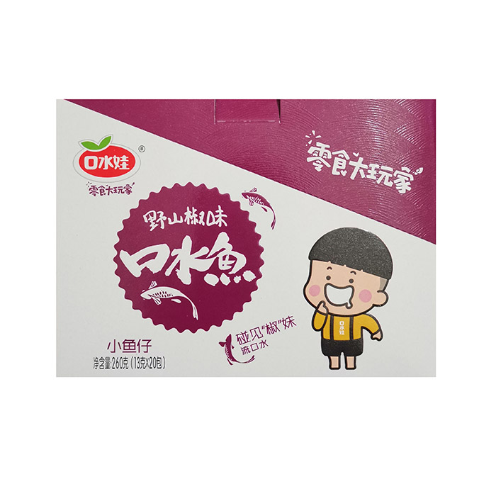 【好乐源整盒】野山椒味 口水娃 口水鱼 13g*20包